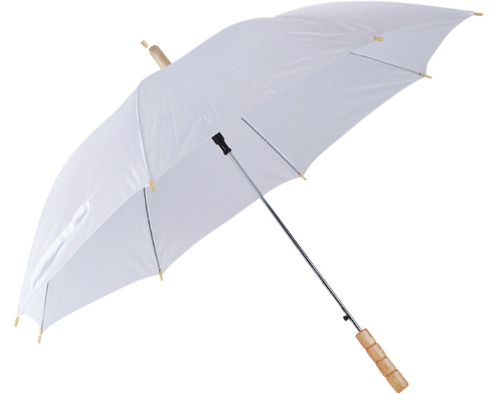 PARAGUAS CON MANGO DE MADERA C639